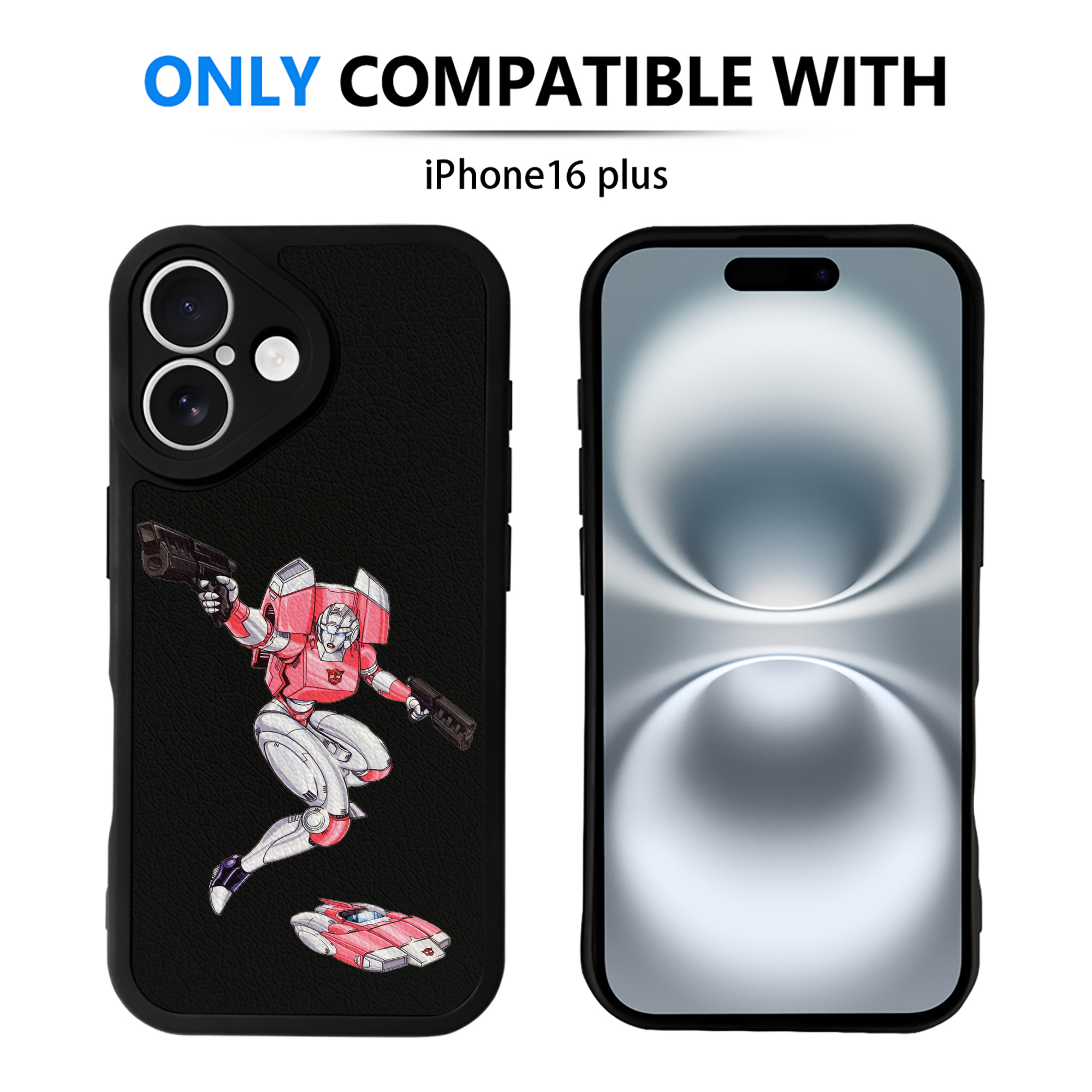 （画像用）  【iPhone 16シリーズ対応】シリコンスマホケース（レザー調） 材質：シリコン